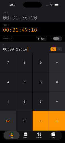 Timecode Calculations Timecode Calculations